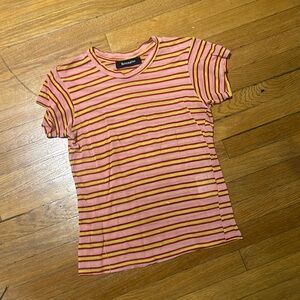 Reformations Striped Tee